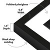 Americanflat Gallery-Style Picture Frame with Mat to Secure Artwork, Prints, and Photos - 3 of 4