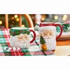 tagltd Vintage Santa Face with Wreath Stocking Stoneware Dishwasher Safe Mug, 16 oz - 2 of 3