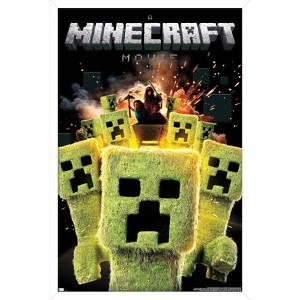 Trends International A Minecraft Movie - Creeper Explosion Framed Wall Poster Prints - 1 of 4