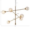 Cyrus 6-Globe Light Architectural Metal Chandelier - 3 of 4