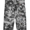 Friends TV Logo Men's Black & White Leopard Print Sleep Pajama Pants - 2 of 4