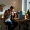 Kismile Single Serve Coffee Maker, Coffee Brewer for Capsule and Ground Coffee, Capsule Coffee Machine with 40 Oz Water Tank - 4 of 4