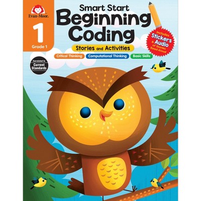 Evan-Moor Educational Publishers Smart Start: Beginning Coding Stories and Activities, Grade 1