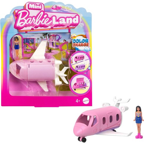 Barbie Mini Barbieland Doll Vehicle Set With 1.5 Doll Dreamplane 3pc Target