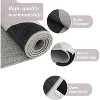 Machine Washable Plaid Runner Rug for Hallway, Kitchen, Bedroom, Living Room, Abstract Geometric Design - 3 of 4
