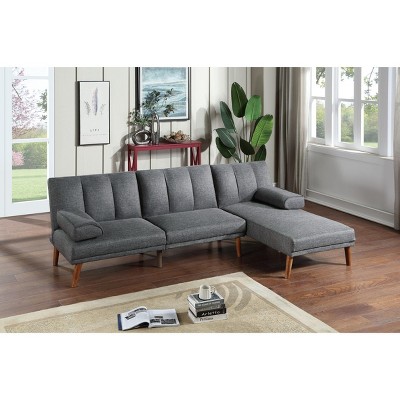 NicBex 101 Inch L-Shaped Sectional Sofa with Adjustable Sofa Chaise for Living Room,Apartment,Office