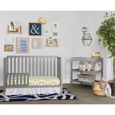 Storm Grey Pine 5-in-1 Convertible Crib