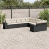vidaXL Garden Sofa Set Black PE Rattan Large Modular Garden Sofa Set - 2 of 4