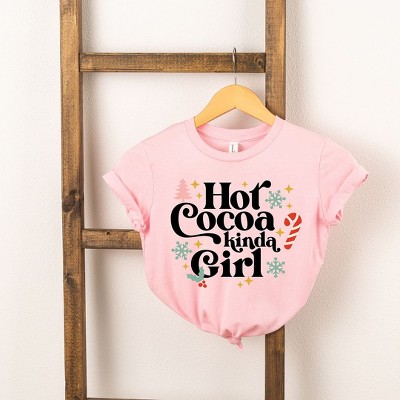 The Juniper Shop Hot Cocoa Kinda Girl Toddler Short Sleeve Tee