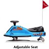 24V Electric Drifting Go Kart for Kids, Ride-On Drift Car with 360° Spin, Dual Speed Modes, Music & LED Lights, Safe Drift Kart Toy for Ages 3-8 - 4 of 4