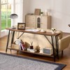 VEVOR Narrow Console Sofa Table, 70.9 inches Behind Couch Table, 2-Tier Long Entryway Table and Skinny Hallway Table, Narrow Sofa Table,Brown - 2 of 4