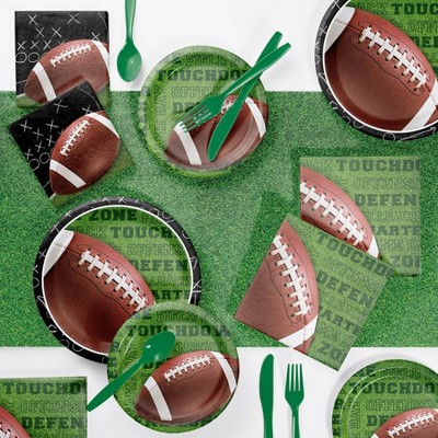 Football Tailgate Deluxe Party Supplies Kit