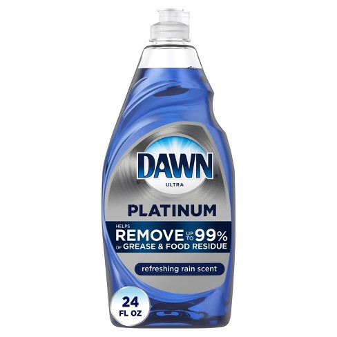 Dawn Refreshing Rain Scent Platinum Dishwashing Liquid Dish Soap - 24 Fl Oz  : Target