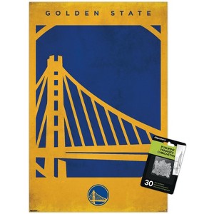 Trends International NBA Golden State Warriors - Logo 25 Unframed Wall Poster Prints - 1 of 4