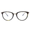 Tom Ford Soft FT5640-B 052 Womens Round Eyeglasses Shiny Dark Havana And Gold 51mm - 2 of 3