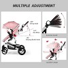 Kinder King Meno V 3 in 1 Reversible Baby Stroller w/Detachable Tray, Adjustable Canopy, Suspension Wheels - 3 of 4