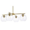 Elegant Lighting Opus 4 lights brass pendant - image 3 of 4