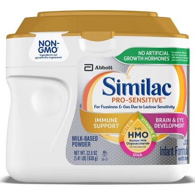 target sensitive baby formula