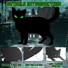 iMountek "5Pcs Glow in the Dark Halloween Cat Yard Sign Decorations with 10 Stakes for Haunted House Party" Black - 4 of 4