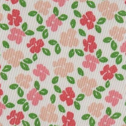 small flowers on white background