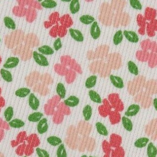 small flowers on white background