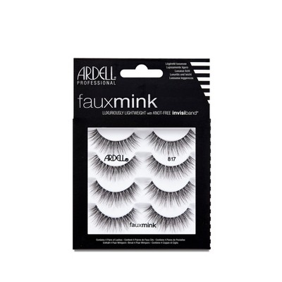 Ardell Eyelash Faux Mink 817 Black - 4pc