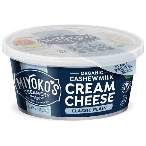 Miyoko's Creamery Classic Plain Organic Cultured Vegan Cream Cheese - 8oz - image 1 of 4