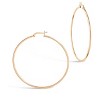SHINE by Sterling Forever Sterling Silver Hoop Earrings - 2 of 2