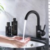 ChicFurnit Bathroom Sink Faucet Single Hole Single Handle Faucet for Modern Bathrooms, Black, 12.99"*8.66"*3.54" - 2 of 4