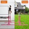 Costway Kids Gymnastics Parallel Bars Double Horizontal Bars Adjustable Width Height - image 3 of 4