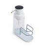 KitchenAid Soap Pump and Sponge Caddy: Freestanding Kitchen Dispenser, Plastic & Metal, Hand Wash, White/Silver/Clear - 3 of 4