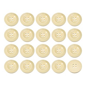 Unique Bargains Wooden DIY Craft Clothing Sewing Buttons 50 Pcs - 1 of 4