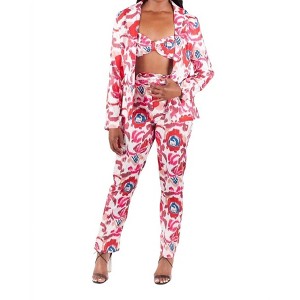 Women's Three Piece Pant Suit - L'ATISTE - 1 of 2