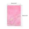 Unique Bargains Rectangle Paper Cardboard Hair Clip Earring Display Cards 100 Pcs Pink - 2 of 4