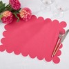 Saro Lifestyle Scalloped Hem Placemat (Set of 4) - 4 of 4