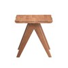 22" Wooden End Table with Mid-Century Modern Design, Stylish Accent Table for Living Room or Bedroom - 4 of 4