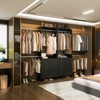 Aheaplus Set of 2 Closet System with 6 Drawers and 6 Hanging Rods, Adjustable Clothes Organizer - 2 of 4