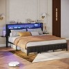 Bestier King/Queen/Full Size Bed Frame with Charging Station - 2 of 4