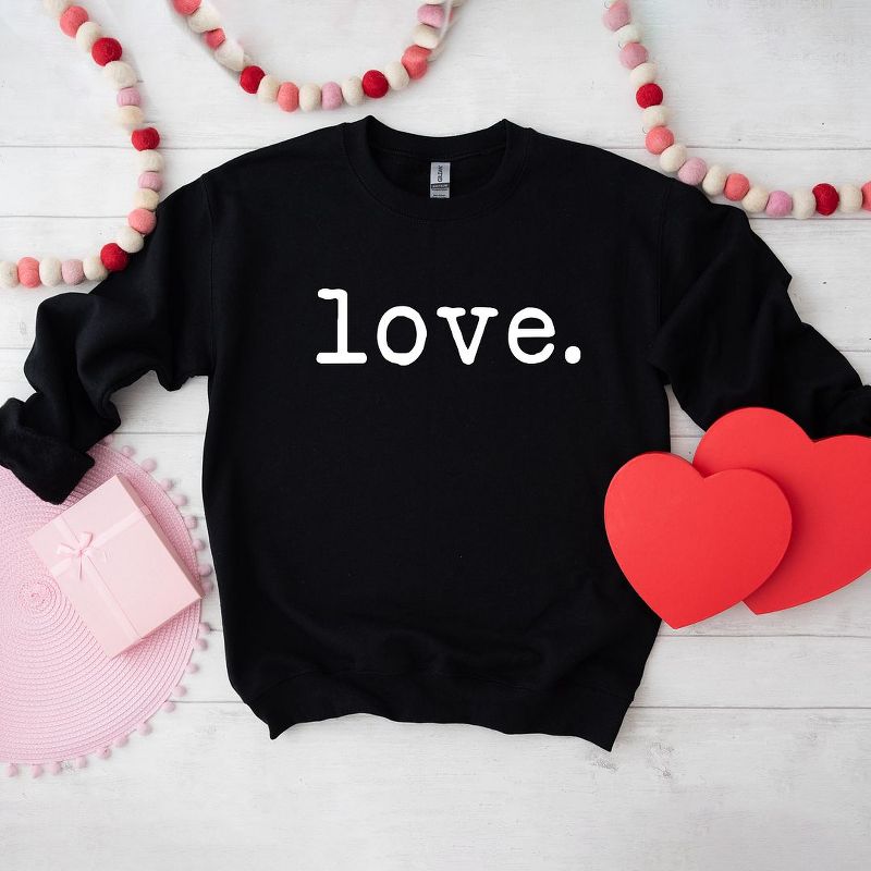 Simply Sage Market Women's Graphic Sweatshirt Love Typewriter, 4 of 5
