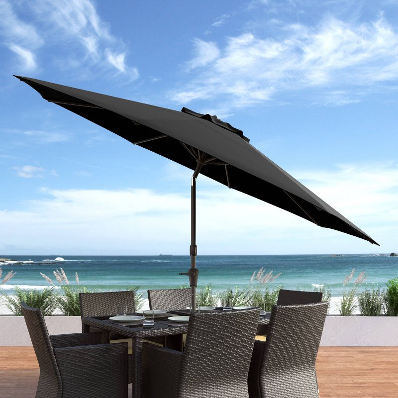 10' UV and Wind Resistant Tilting Market Patio Umbrella with Base - CorLiving, 2 of 8