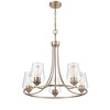 Millennium Lighting Ashford 5 - Light Chandelier in  Modern Gold - 4 of 4