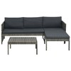 vidaXL Garden Sofa Grey, Dark Grey - 2 of 4