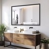 CAVINAS 60 x 40 Inch Modern Vanity Mirror, Bathroom Mirror with Aluminum Frame, Wall Mirror for Bathroom, Bedroom - 2 of 4