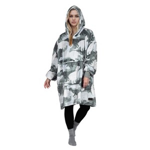 Tirrinia Women's Casual Hoodie Sweatshirt, Soft Comfy Fleece Blanket Hoodie Sweatshirt Pullover Sweater, Cozy Gift for Her, Woman, Wife - 1 of 4