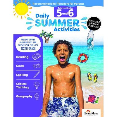 Daily Summer Activities - by  Evan-Moor Educational Publishers (Paperback)