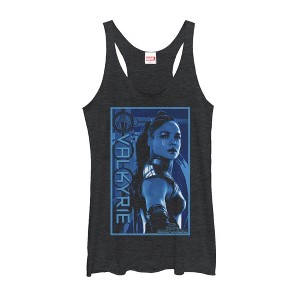 Women's Marvel Thor: Ragnarok Valkyrie Racerback Tank Top - 1 of 3
