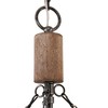 Bella Depot 4-Light Wood Wheel Ceiling Light Adjustable Pendant Light Farmhouse Chandelier for Kitchen Island - 4 of 4