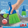 LOLA Whisk Broom, Hand Brush, Durable Bristles, Whisks Away Dirt & Debris, Compact, Hang Hole for Easy Storage, Indoor/Outdoor - 2 of 4