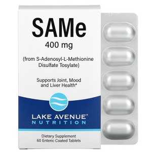 Lake Avenue Nutrition SAMe ( Disulfate Tosylate), 400 mg, 60 Enteric Coated Tablets - 1 of 4