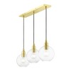 Livex Lighting Downtown 3 - Light Chandelier in  Satin Brass - 4 of 4